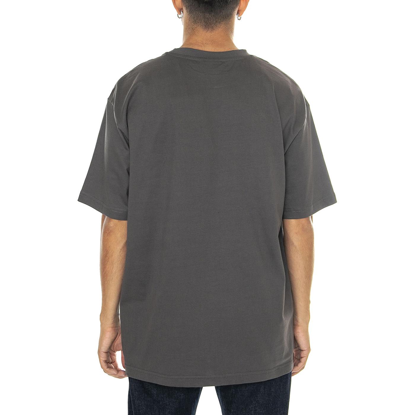 Onsfred Life Rlx Tee Noos Grey Pinstripe - Maglietta Girocollo Uomo Grigia 22022532-Grey Pinstripe  ONLY & SONS 