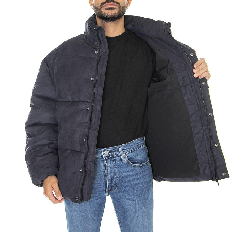 Script Logo Peached Puffer Jacket 01 Black - Giacca Invernale Uomo Nera 6076805/222  SEAN JOHN 