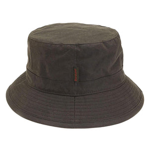 Wax Sports Hat Olive - Cappellino da Pescatore Marrone 222MMHA0001-OL71 . BARBOUR 