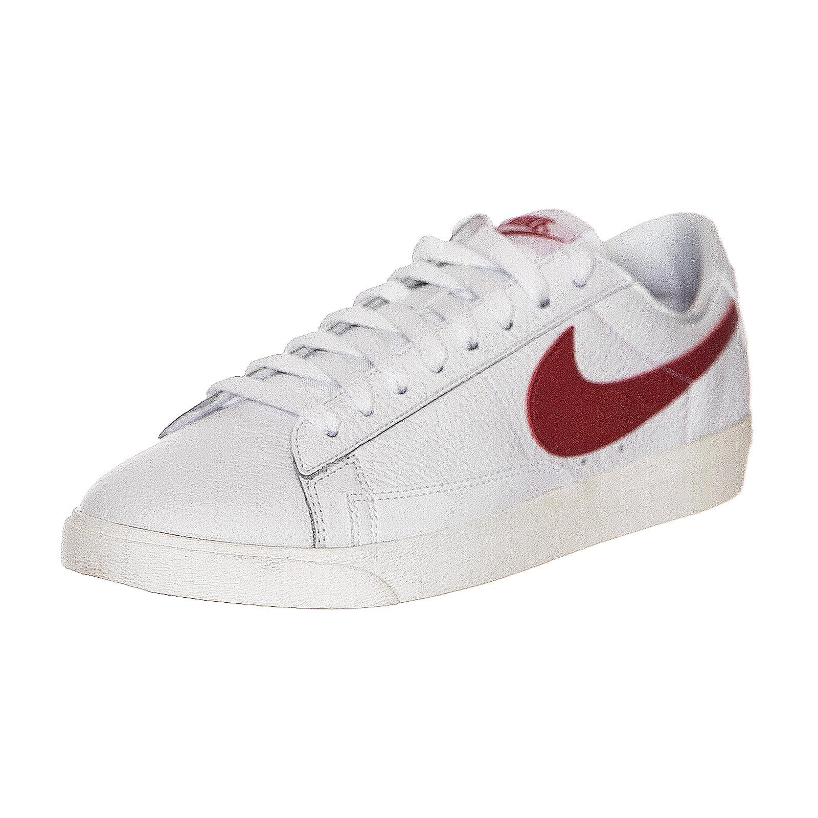 Women Blazer Low Premium WHITE/GYM RED 105214_4  NIKE 