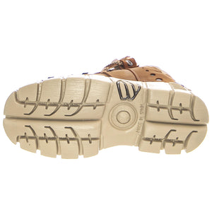 Alaska Hielo 106-C70 Softy Shoes - Safari / Grey - Scarpe Stringate Profilo Basso Donna Marrone / Grigio 37 NRSM-106-C70  NEW ROCK 