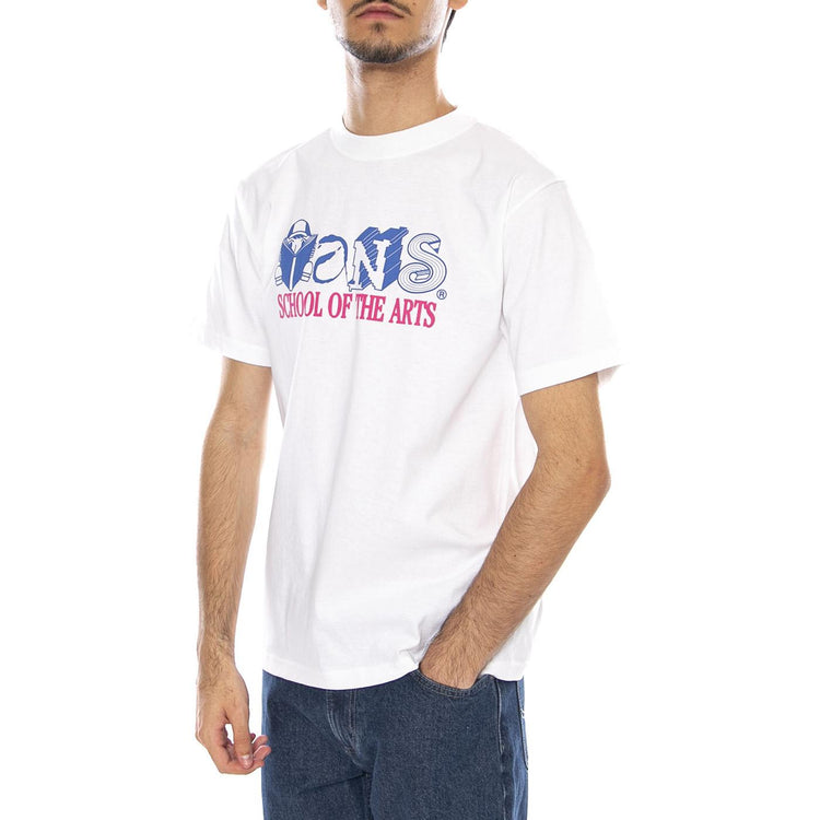 Art Skool SS Tee White - Maglietta Girocollo Uomo Bianca VN000PCA WHT1 VANS 