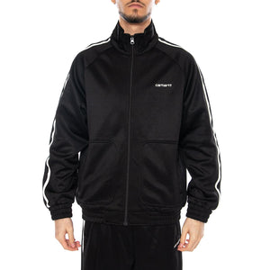 Bolar Sweat Jacket Black / Wax - Giacca con Zip Uomo Nera I036223 K02XX CARHARTT WIP 