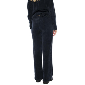 Pantalón de Traje Pana de Terciopelo -- Pantaloni Donna Navy Blue 53W/11229 Navy Blue WILD PONY 