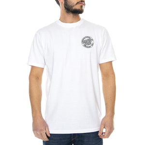  Road Rider T-Shirt White  SANTA CRUZ 