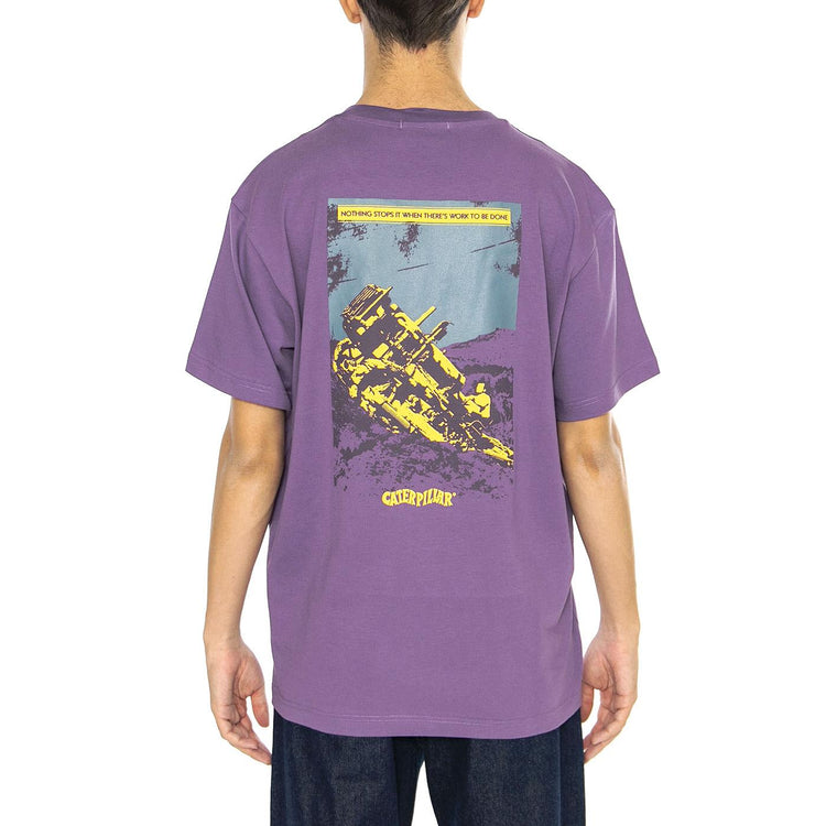 Nothing Stops T-Shirt Purple Gumdrop - Maglietta Girocollo Uomo Viola 6010116-18-3012  CAT 
