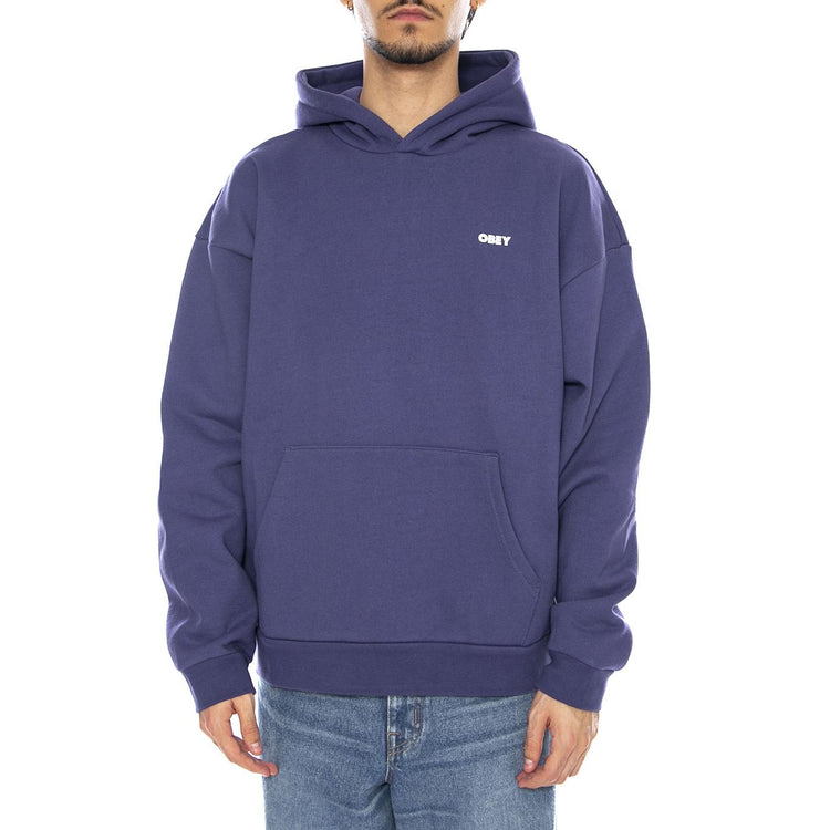 Bold Star Extra Heavy Hoof Fleece Skipper Blue - Felpa con Cappuccio Uomo Blu 112470244 SIB OBEY 