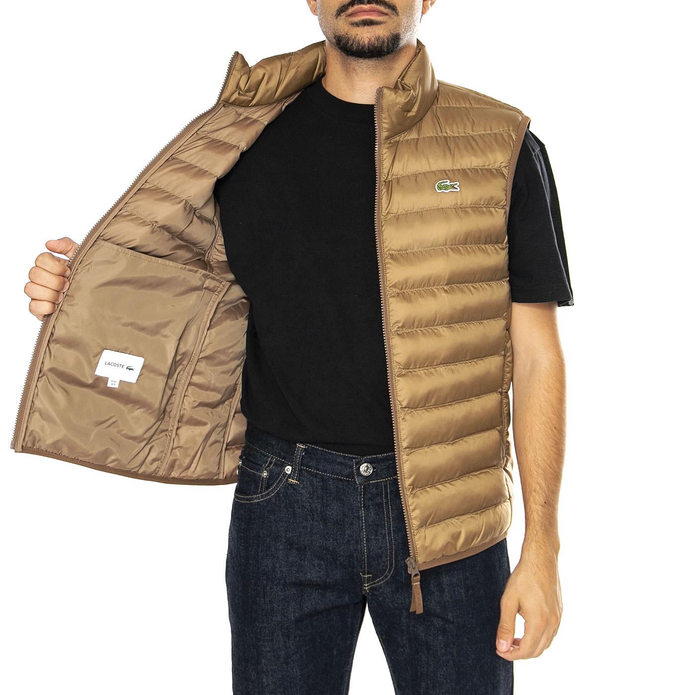 Blusone BH2886-SIX Brown - Giacca Smanicata Uomo Marrone BH2886-SIX  LACOSTE 