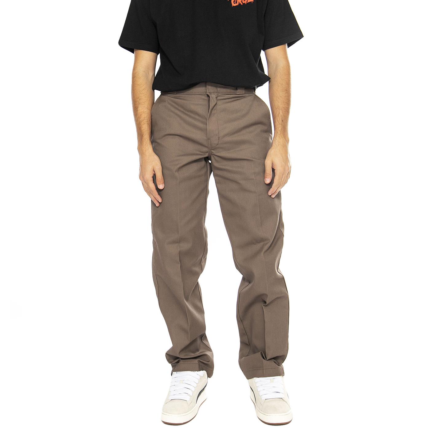 870 Work Pant Rec Mushroom - Pantaloni Uomo Marroni DK0A4XK6MR11  DICKIES 