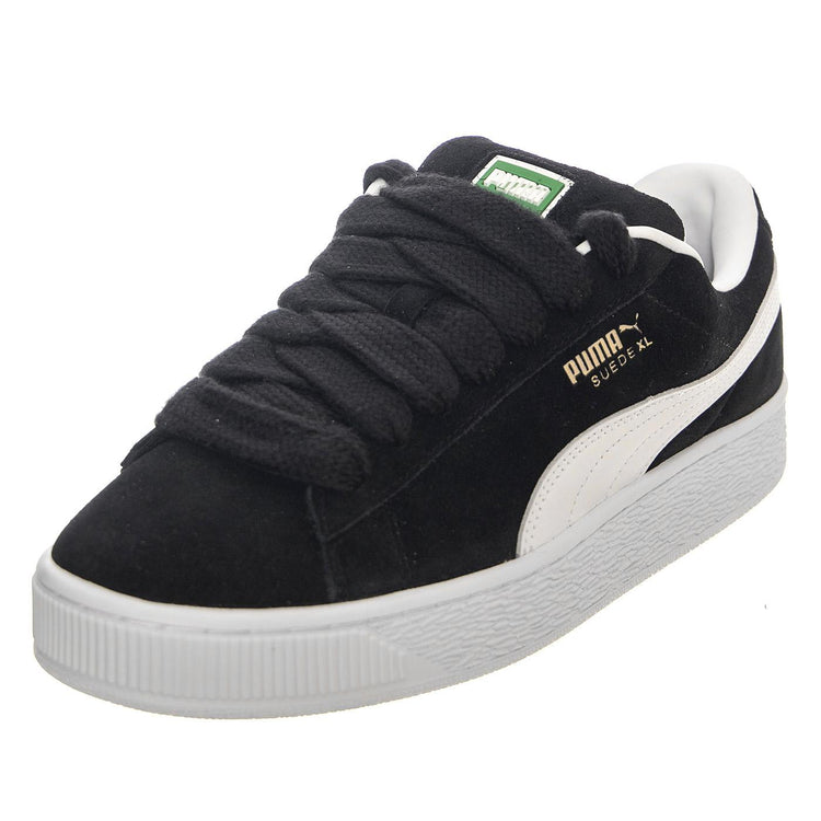 Suede XL Black Shoes - Scarpe Stringate Profilo Basso Uomo Nere 395205-02  PUMA 