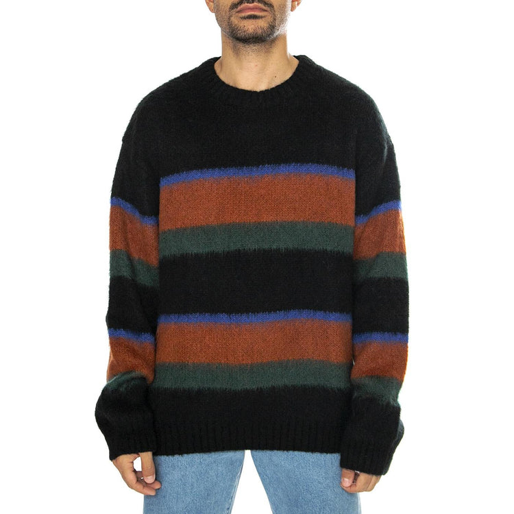 Merton Sweater Sundling Stripe, Deep H Brown - Maglione Girocollo Uomo Multicolore I033916.2C8XX  CARHARTT WIP 