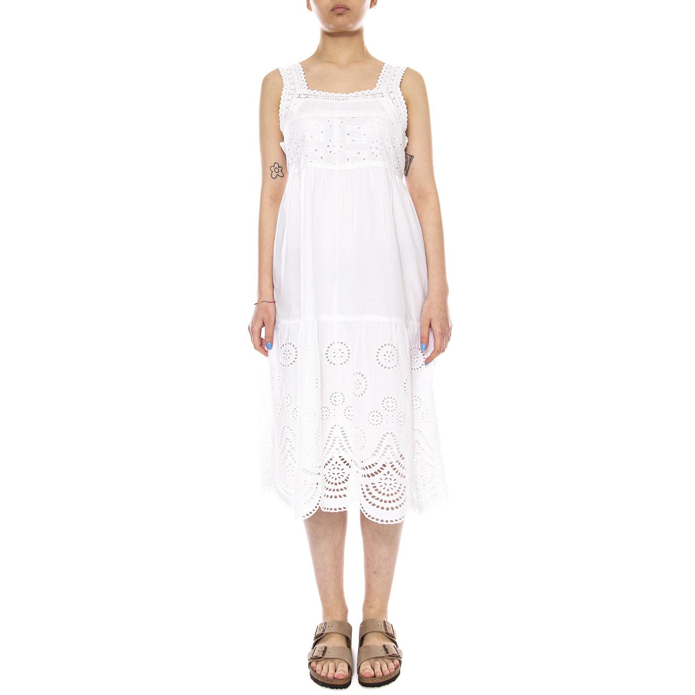 DRESSES WHITE - Abito Donna Lungo Bianco 4.75.051.10 100 MD'M 