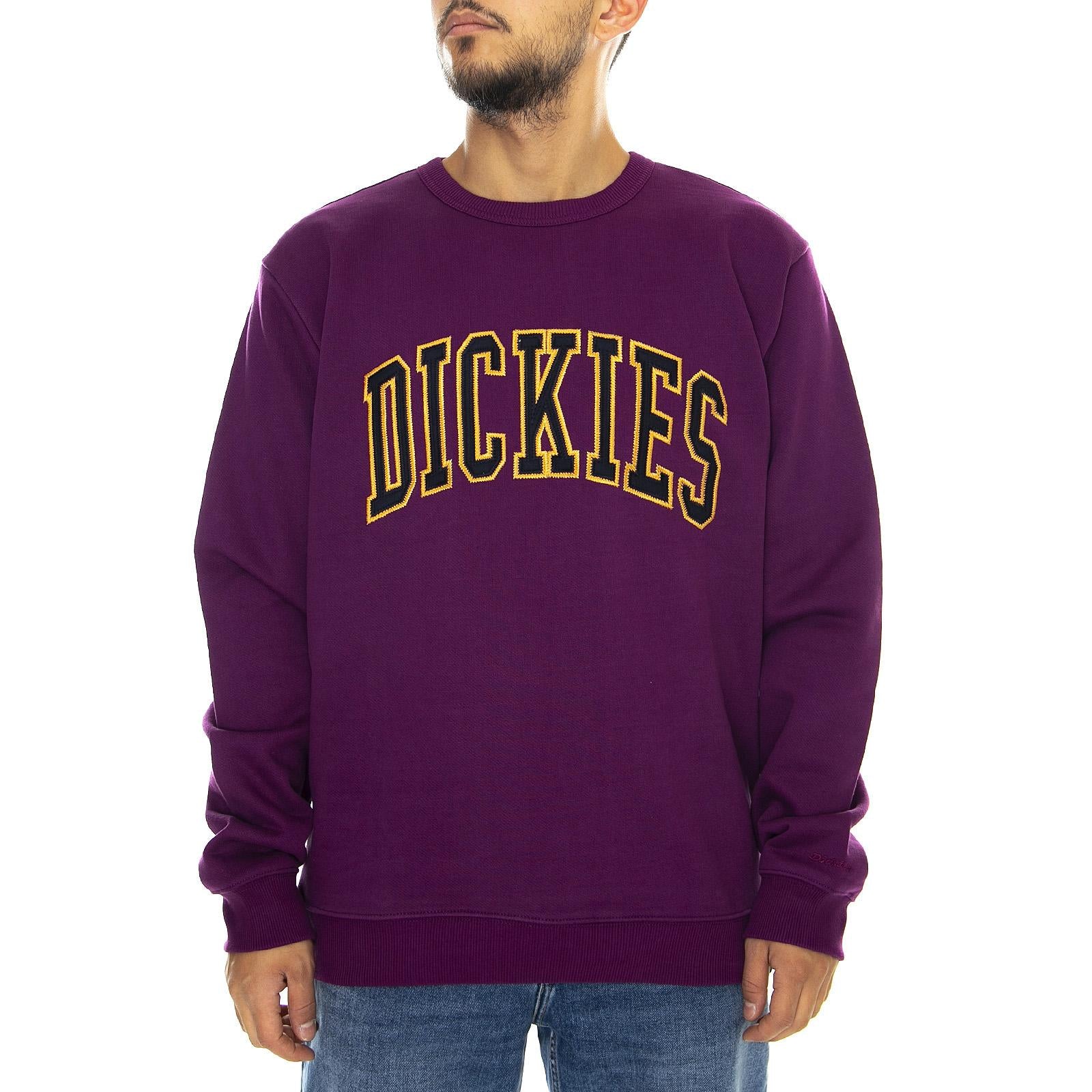 Mount Sherman - Aubergine - Felpa Girocollo Uomo Viola 02 200239-AUB . DICKIES 