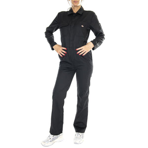 Haughton LS W Black - Pantaloni Donna Neri DK0A4XHGBLK1  DICKIES 