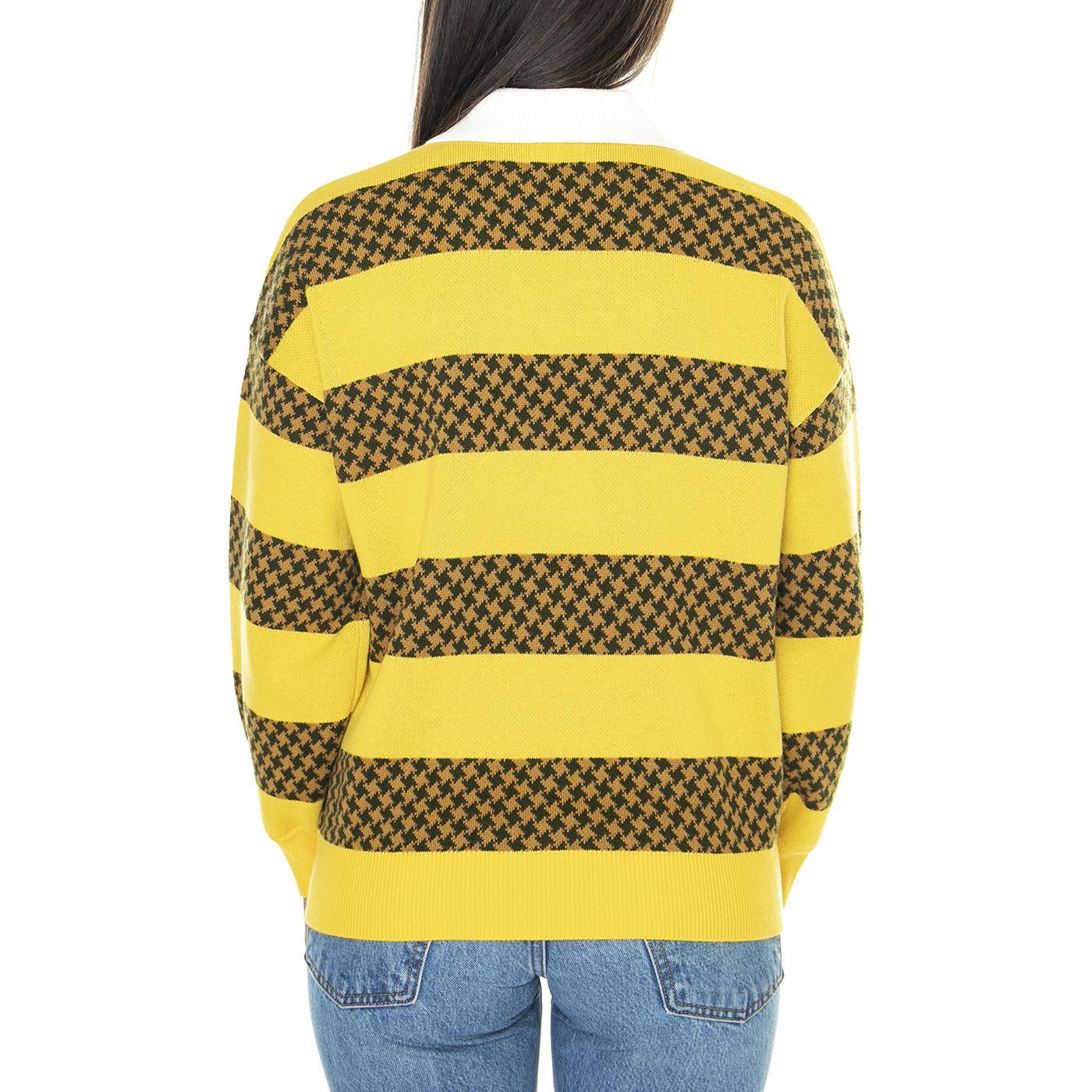 Obey Charlie Sweater Banana Cream Multi - Maglione Donna Multicolore 251000116-BAN  OBEY 