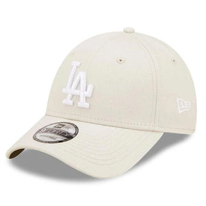 League Essential 9Forty Los Angeles Dodgers Stone / White - Cappello con Visiera Beige 60298730  NEW ERA 