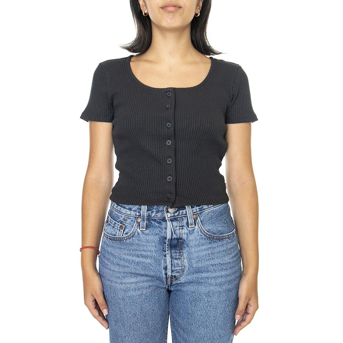 Rach Top Caviar - Top Donna Nero A3389-0001  LEVIS 