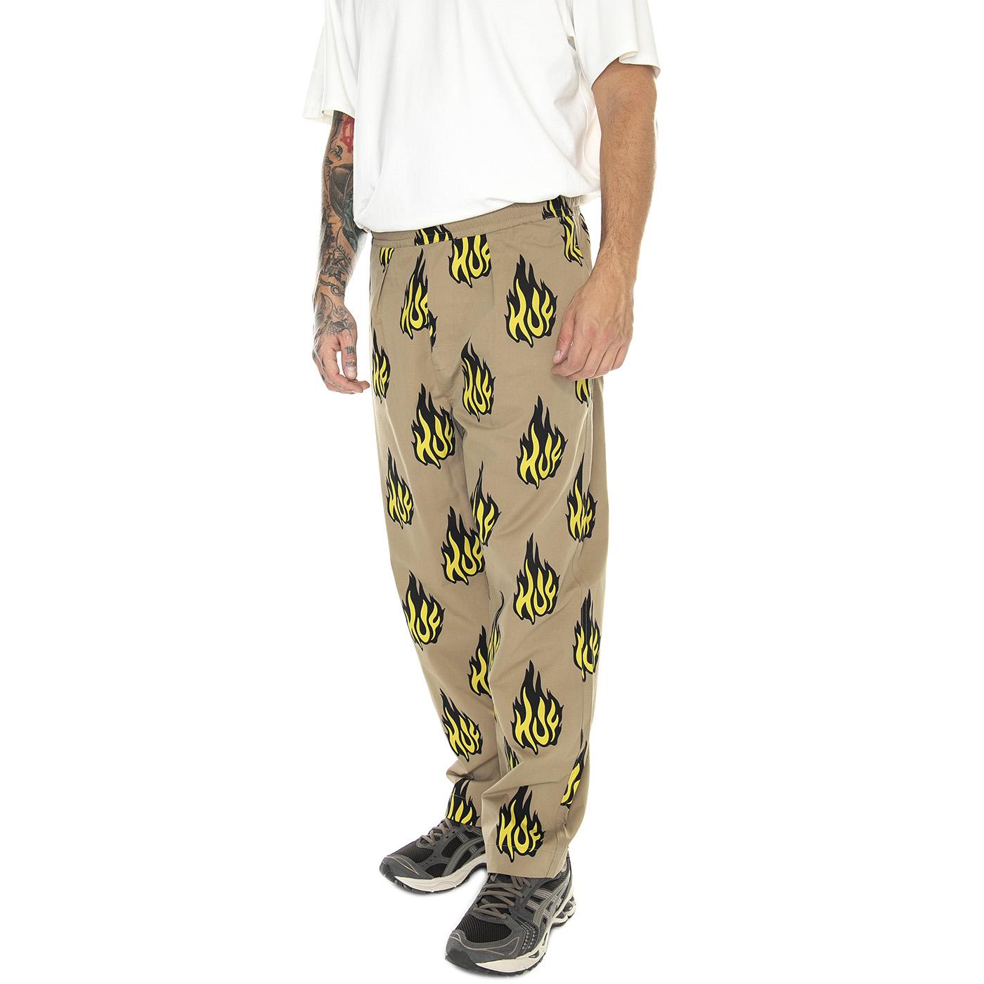 Flamin Easy Pant Oatmeal - Pantaloni Uomo Multicolore PT00300-OATML  HUF 