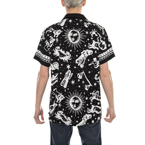 ZODIAC S/S SHIRT BLACK BU00031-BLACK  HUF 