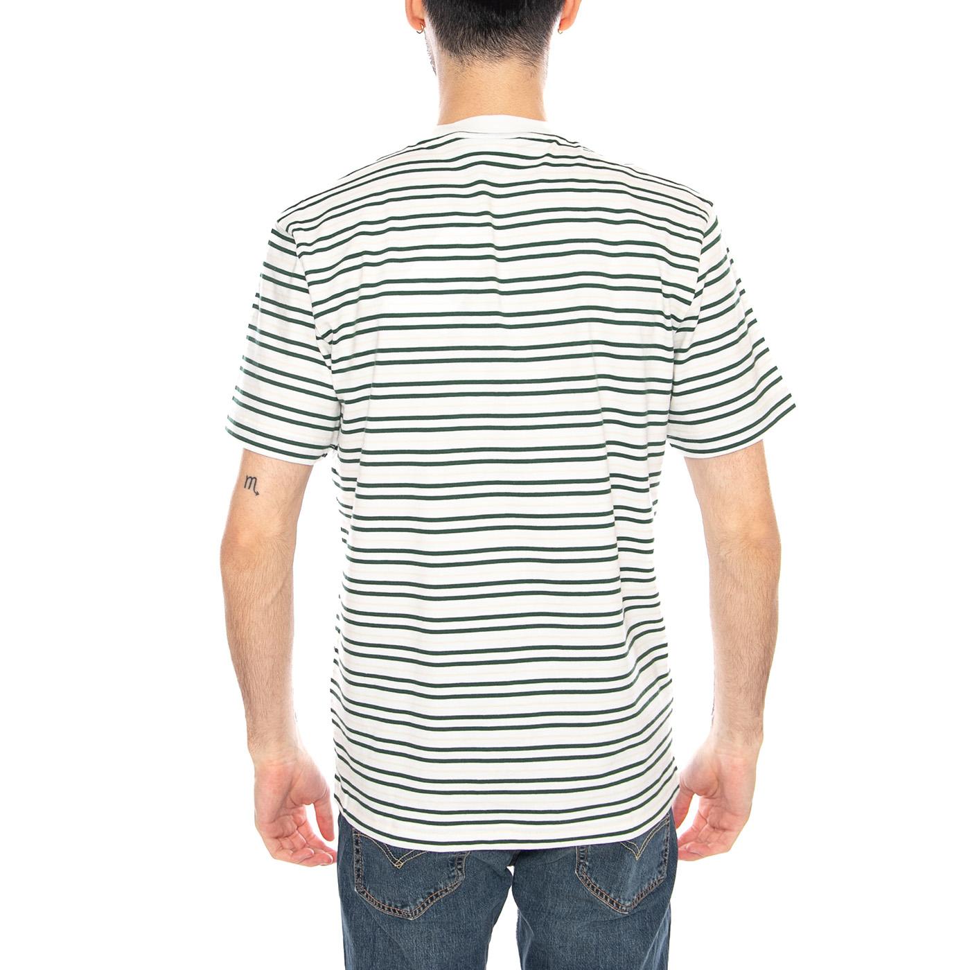 T-Shirt Multi Stripe - Maglietta Girocollo Uomo Multicolore Lacoste TH0874 YRR LACOSTE 