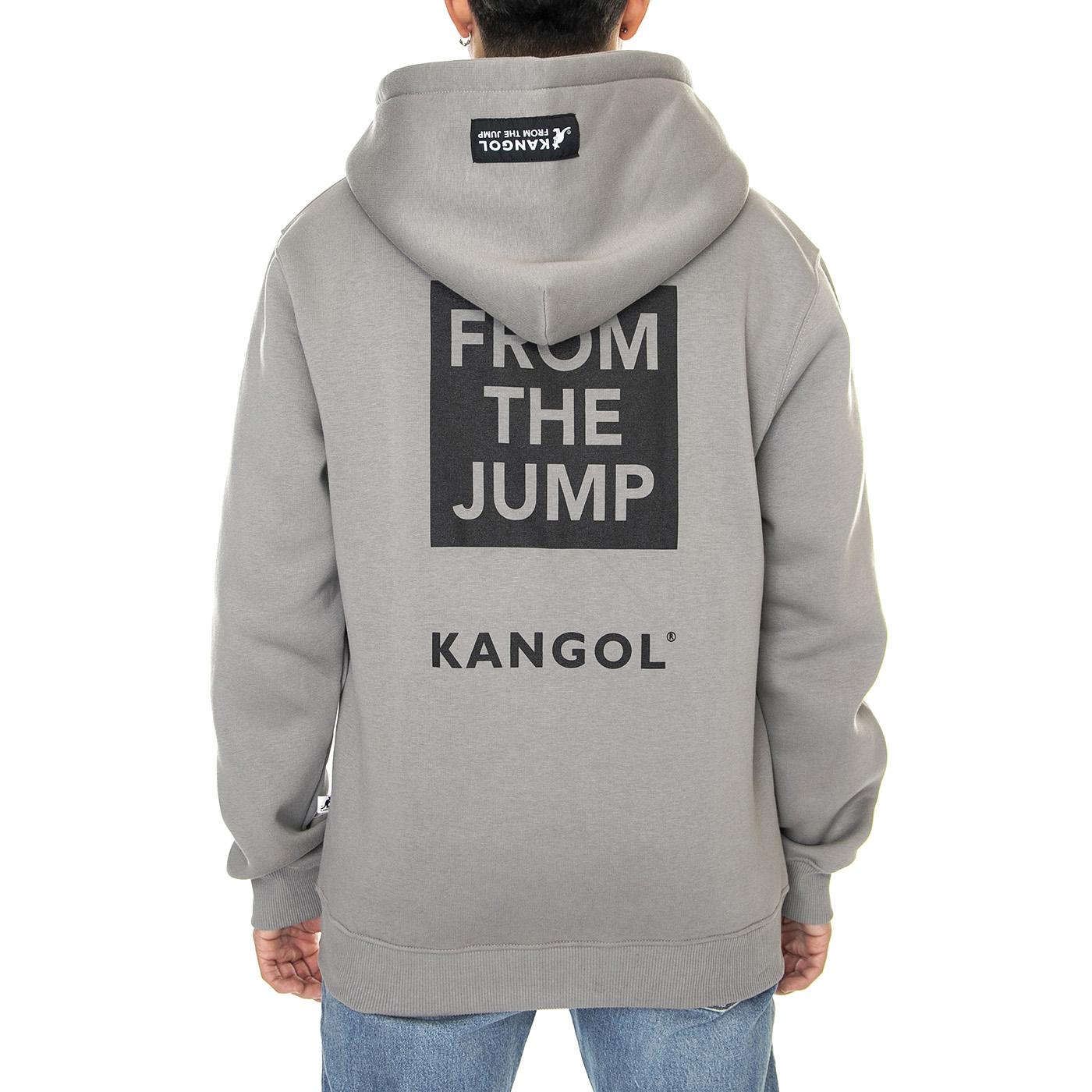 Essential Nikel - Felpa con Cappuccio Uomo Grigia KAF22UHDS102-130  KANGOL 