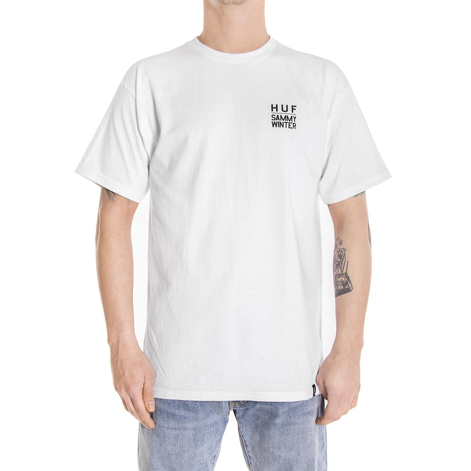 CLICHE X HUF S/S TEEiNDY TS00007-WHITE  HUF 
