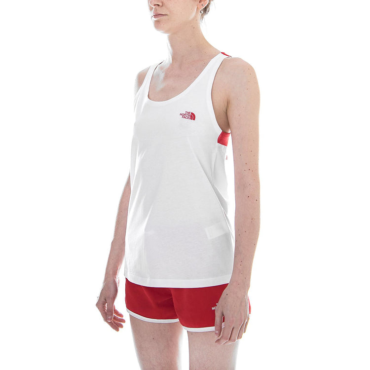 W REDBOX S/L TEE TNF WHITE/RED T93BOCLB1  THE NORTH FACE 