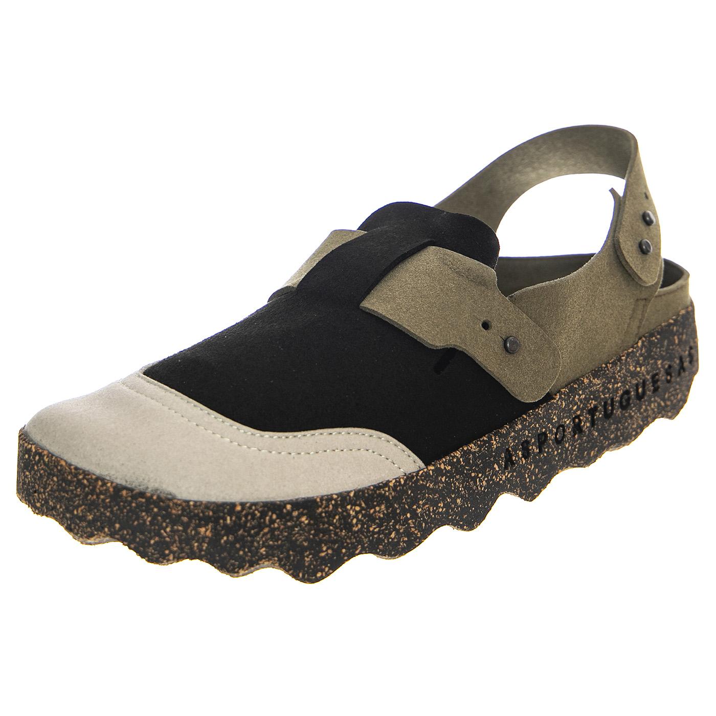 Cute L Suede 1.8 Black - Sandali Donna Nere / Multicolore P018167000-BLACK  ASPORTUGUESAS 