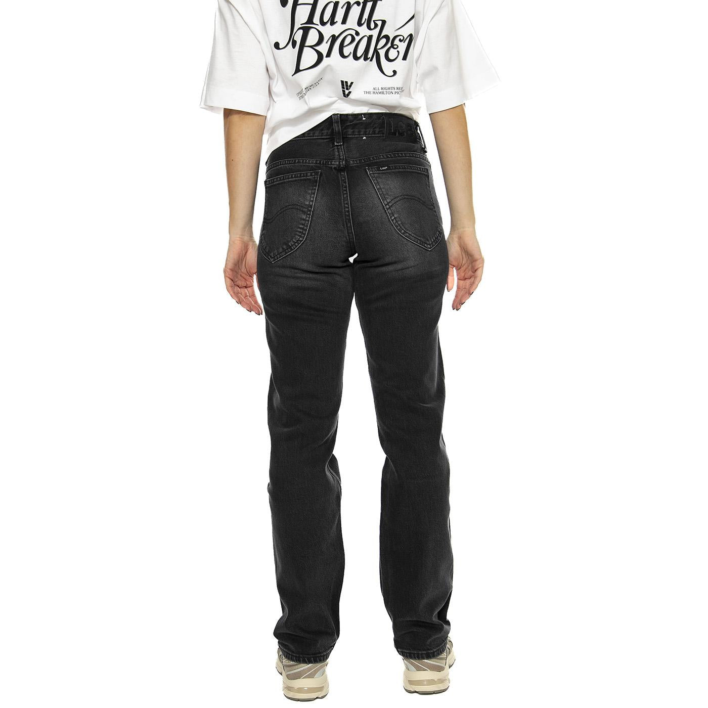 Rider Classic Charred Black - Pantaloni Denim Jeans Donna Neri 112355420-BLACK  LEE 