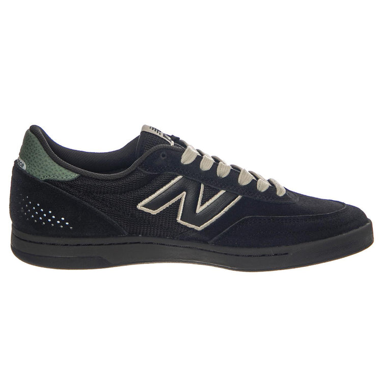 Numeric Skateboarding Black Leather/Textile - Scarpe Profilo Basso Uomo Nere NM440BG2  NEW BALANCE 
