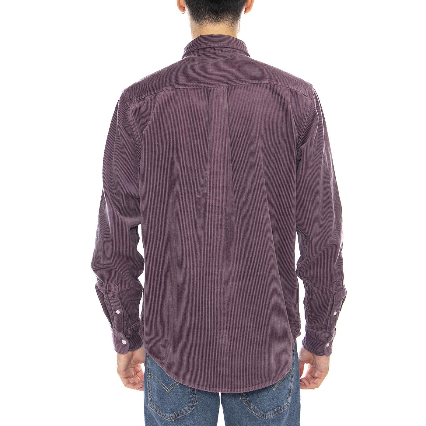 L/S Madison Cord Shirt Phlox / Phlox -- Camicia Uomo Viola I029958.39PXX . CARHARTT WIP 