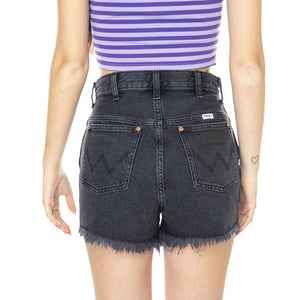 Festival Short Shadows Black - Bermuda Denim Jeans Donna Neri W25JEB29O  WRANGLER 