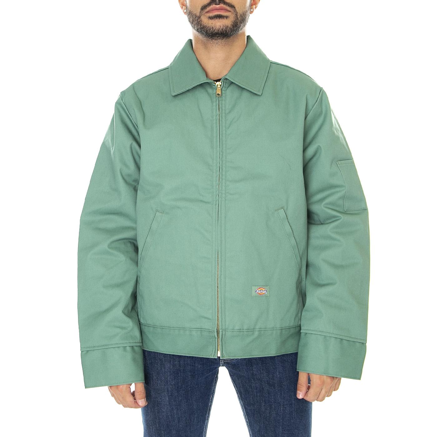 Lined Eisenhower Jacket Rec Dark IV - Giacca Invernale Uomo Verde DK0A4XK4C971  DICKIES 