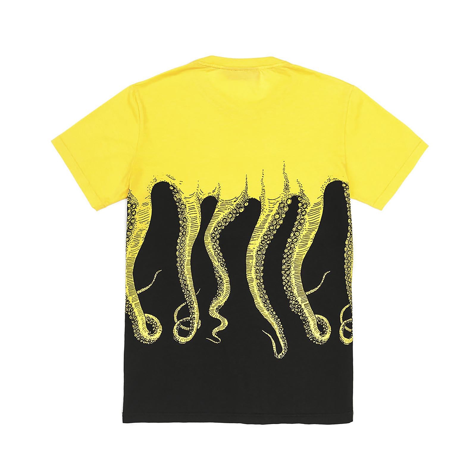 BLACK OCTOPUS TEE YELLOW 113347_7  OCTOPUS 