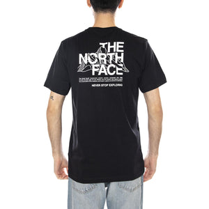 M MNT SKTCH RG SS T - Maglietta Girocollo Uomo Nera NF0A8GUZ JK31 THE NORTH FACE 