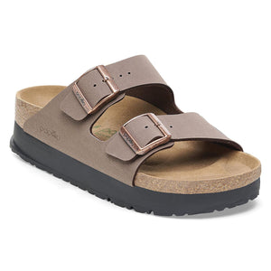 Arizona Platform mocca veg, Birko Flor - Sandali Donna Marroni 1027417  BIRKENSTOCK 