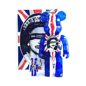 BE@RBRICK God Save The Queen Clear Ver. 100% & 400% - Toy Medicom Multicolore 1918521  MEDICOM TOY 