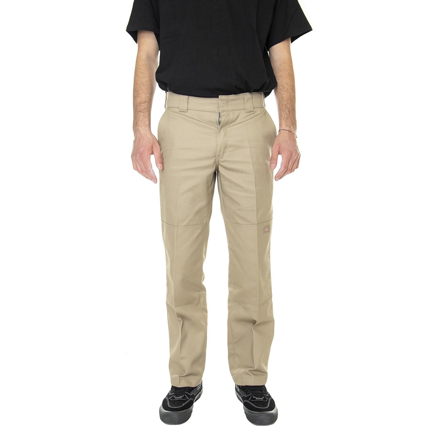 Slim Straight Double Knee Rec Khaki - Pantaloni Chino Uomo Beige DK0A4XZEKHK1  DICKIES 