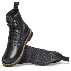 Bryson Men Black Natural Leather Grained Boots - Stivaleti Uomo Neri 1025189  BIRKENSTOCK 