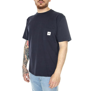 M' Basic Pocket T-Shirt Blue Opal - Maglietta Girocollo Uomo Blu 6010071-19-4120  CAT 