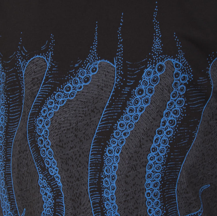 OCTOPUS CNC TEE ROYAL BLACK 88427_4  OCTOPUS 