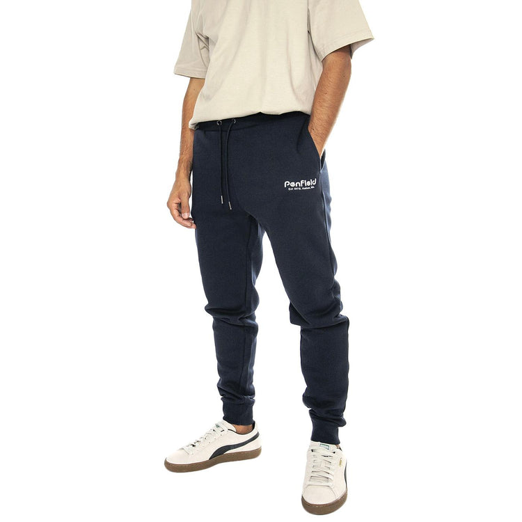 Hudson Script BB Sweat Pant Navy Blazer - Pantaloni Uomo Blu PFD0039-203  PENFIELD 