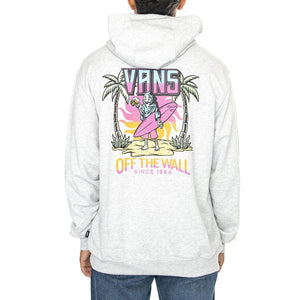 Palm Cheers Classic Ft Po Light Grey Heather - Felpa con Cappuccio Uomo Grigia VN000KJ21QI1  VANS 