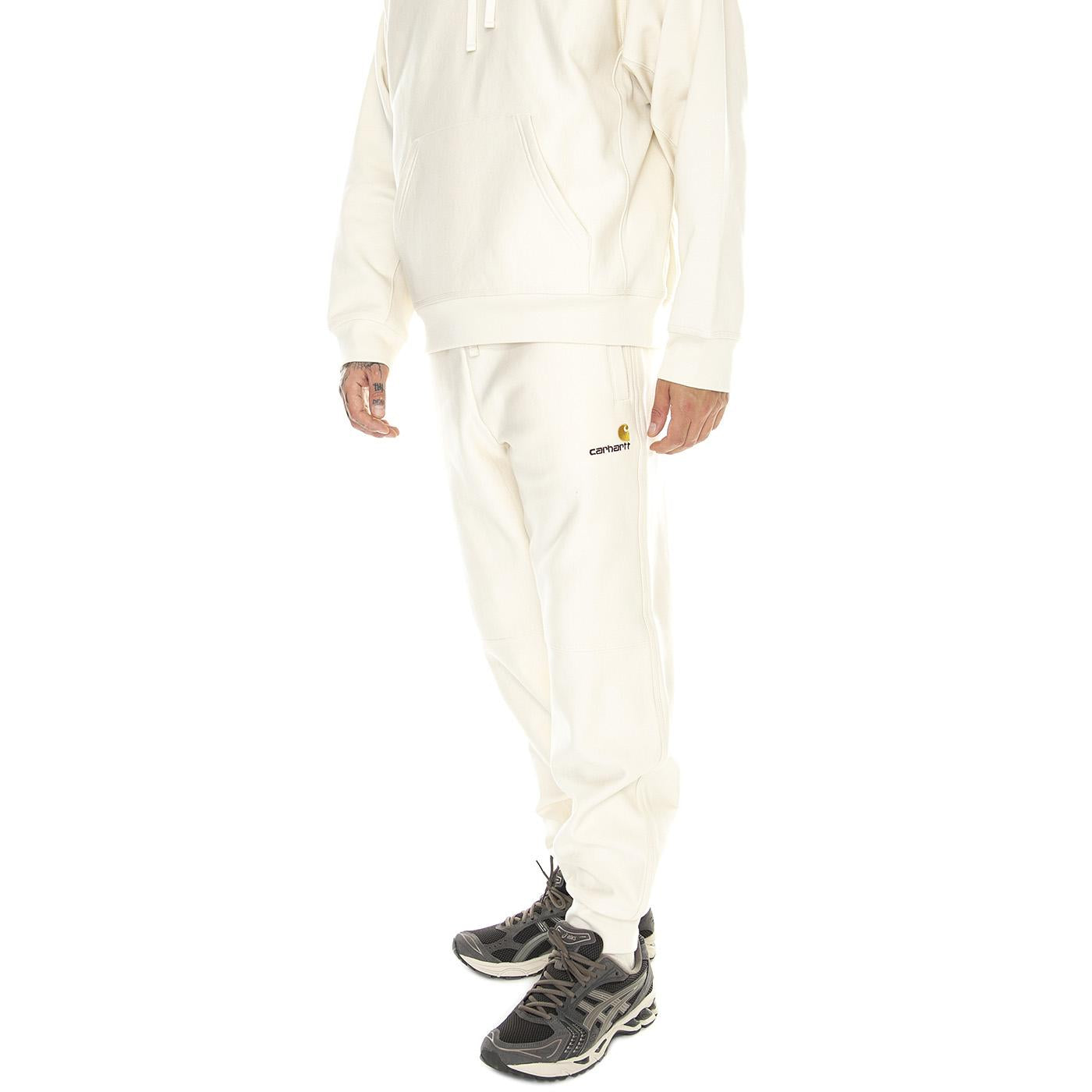 American Script Jogging Pant Natural - Pantalopni Uomo Bianchi I027042.05XX  CARHARTT WIP 