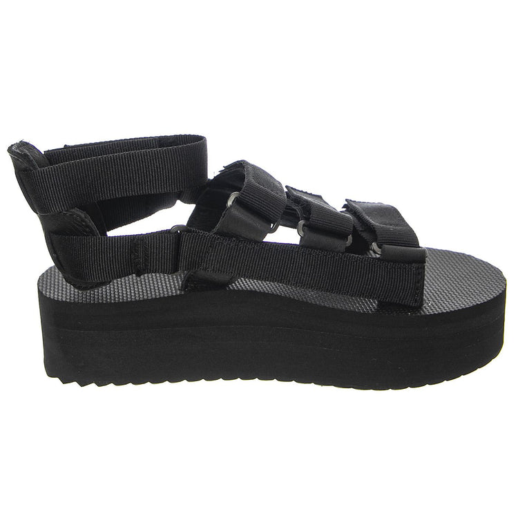 Flatform Mevia Black - Sandali Donna Neri 1116810-BLK  TEVA 