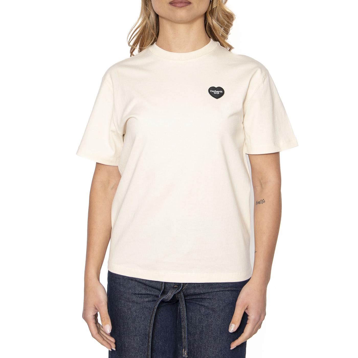 W' S/S Ingo T-Shirt Undyed - Maglietta Girocollo Donna Beige I034648.32MXX  CARHARTT WIP 