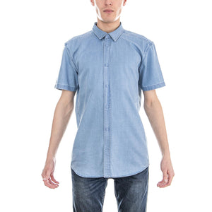 Aleksander Ss Shirt - Light Blue - Camicia Maniche Corte Uomo Blu 161590413-1001  MINIMUM 