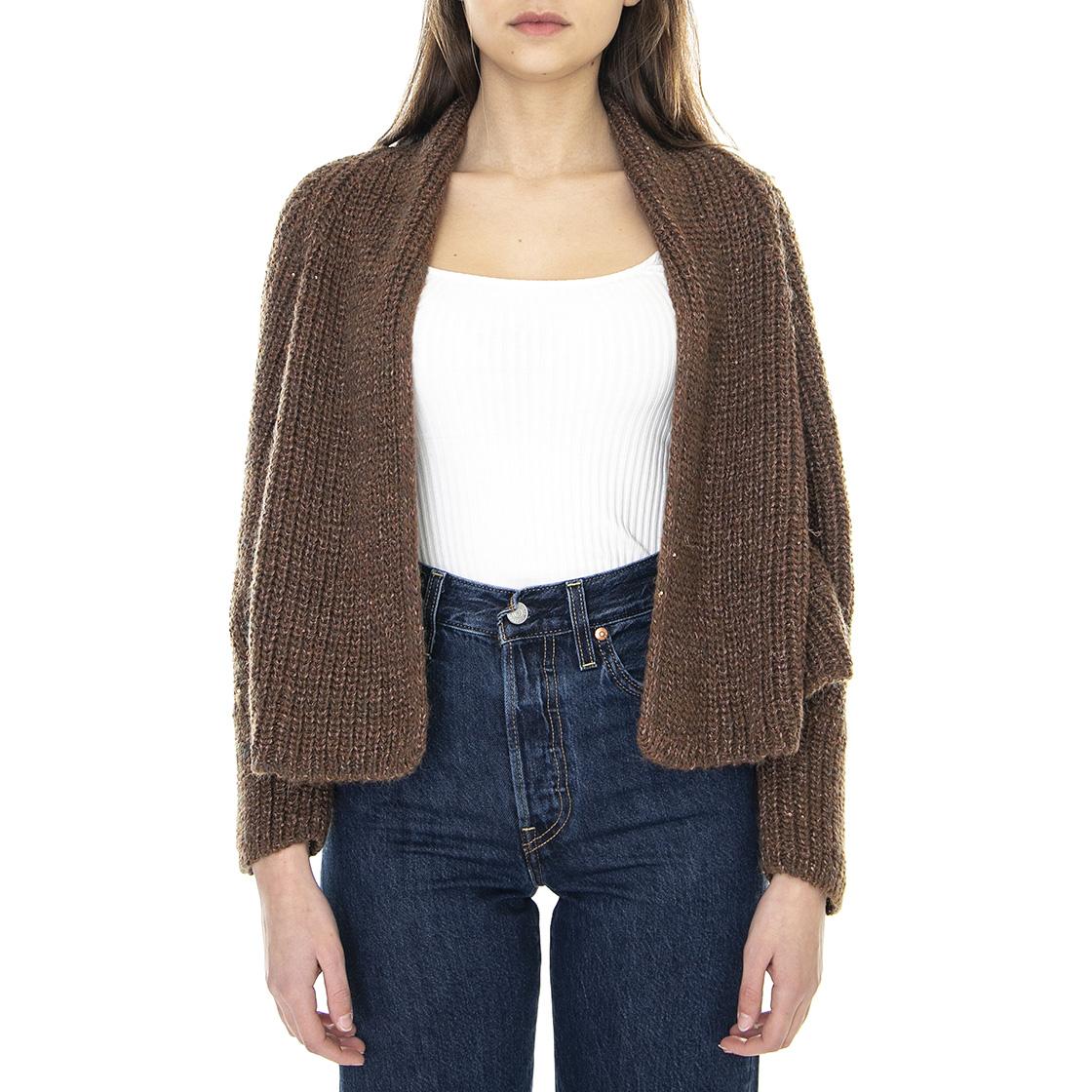 021SD53059 - Cardigan Donna Marrone / Ruggine 021SD53059 -S2401 . ALESSIA SANTI 