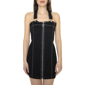 W' LEO x DICKIES Dess Black - Abito Donna Nero DK0A4XXQBLK1  DICKIES 