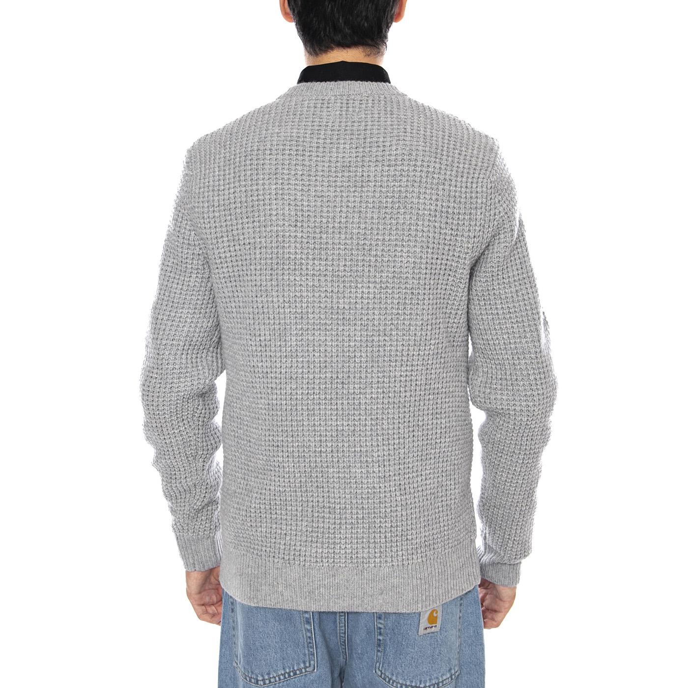 Presidio Crew Mid Tone Grey Heather Grey - Maglione Girocollo Uomo Grigio 003B6-0002 . LEVIS 
